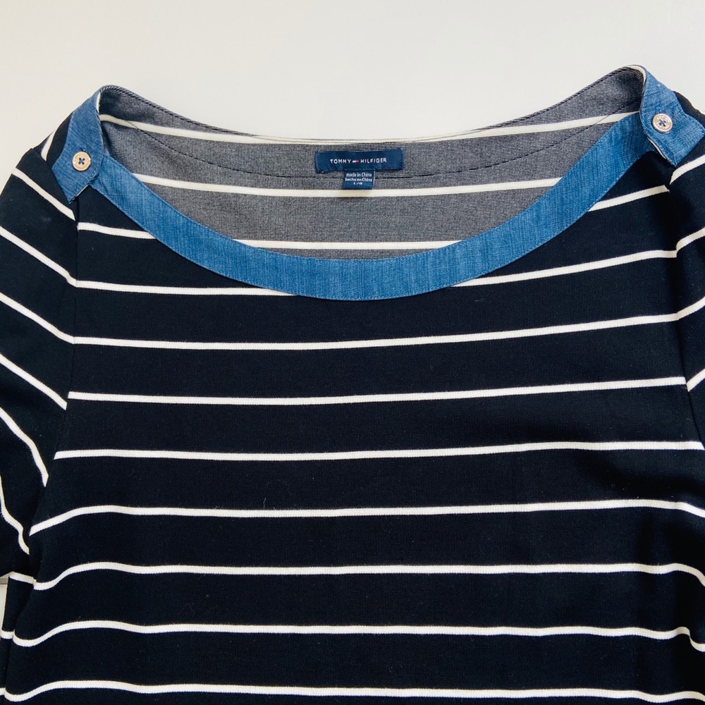 Tommy Hilfiger black and white stripe dress - Picture 7 of 9